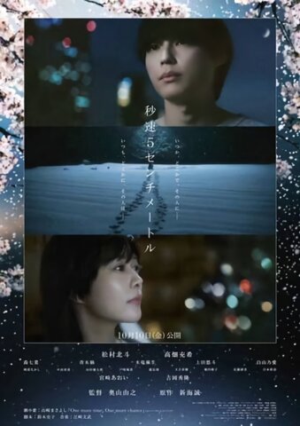 فيلم 5 سنتيميرات في الثانية 5 Centimeters per Second مترجم